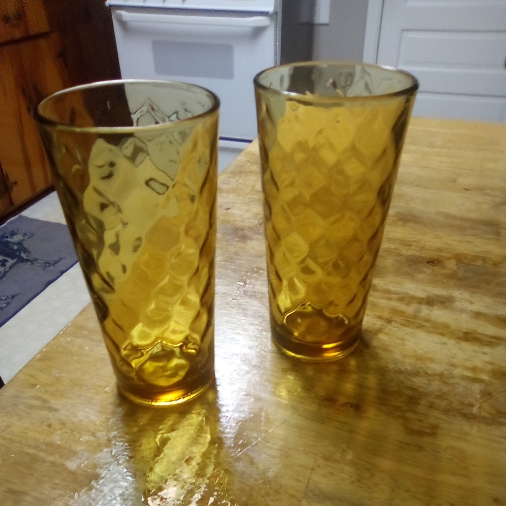 Anchor Hocking Brown Drinkware Set